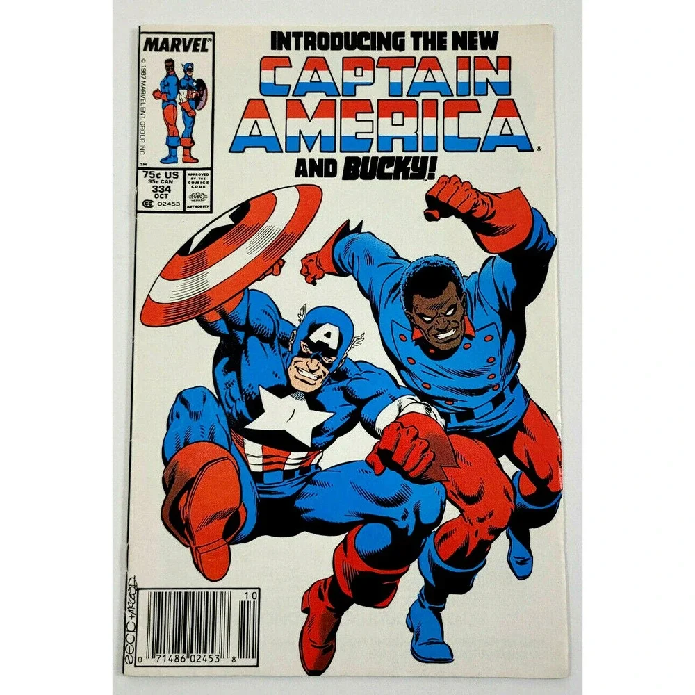 CAPTAIN AMERICA #334‎ 1ST LAMAR HOSKINS AS BUCKY